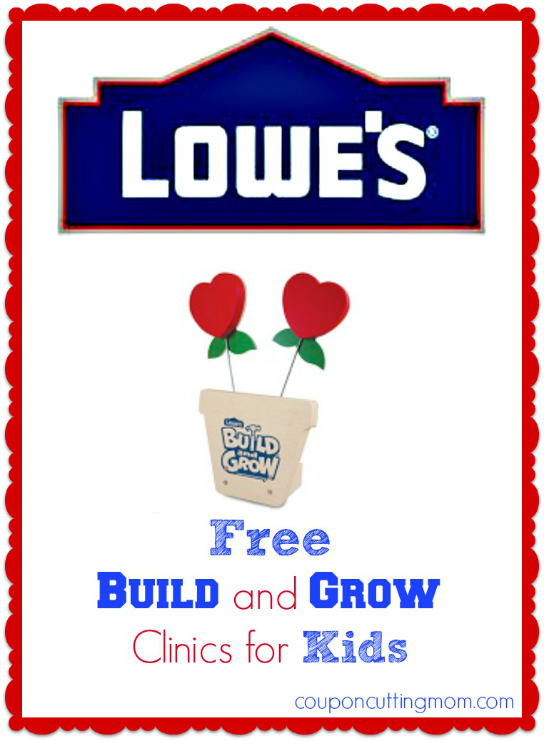 FREE Kids Lowe’s Workshop – Build Your Own Sweetheart Picture Holder (February 14)