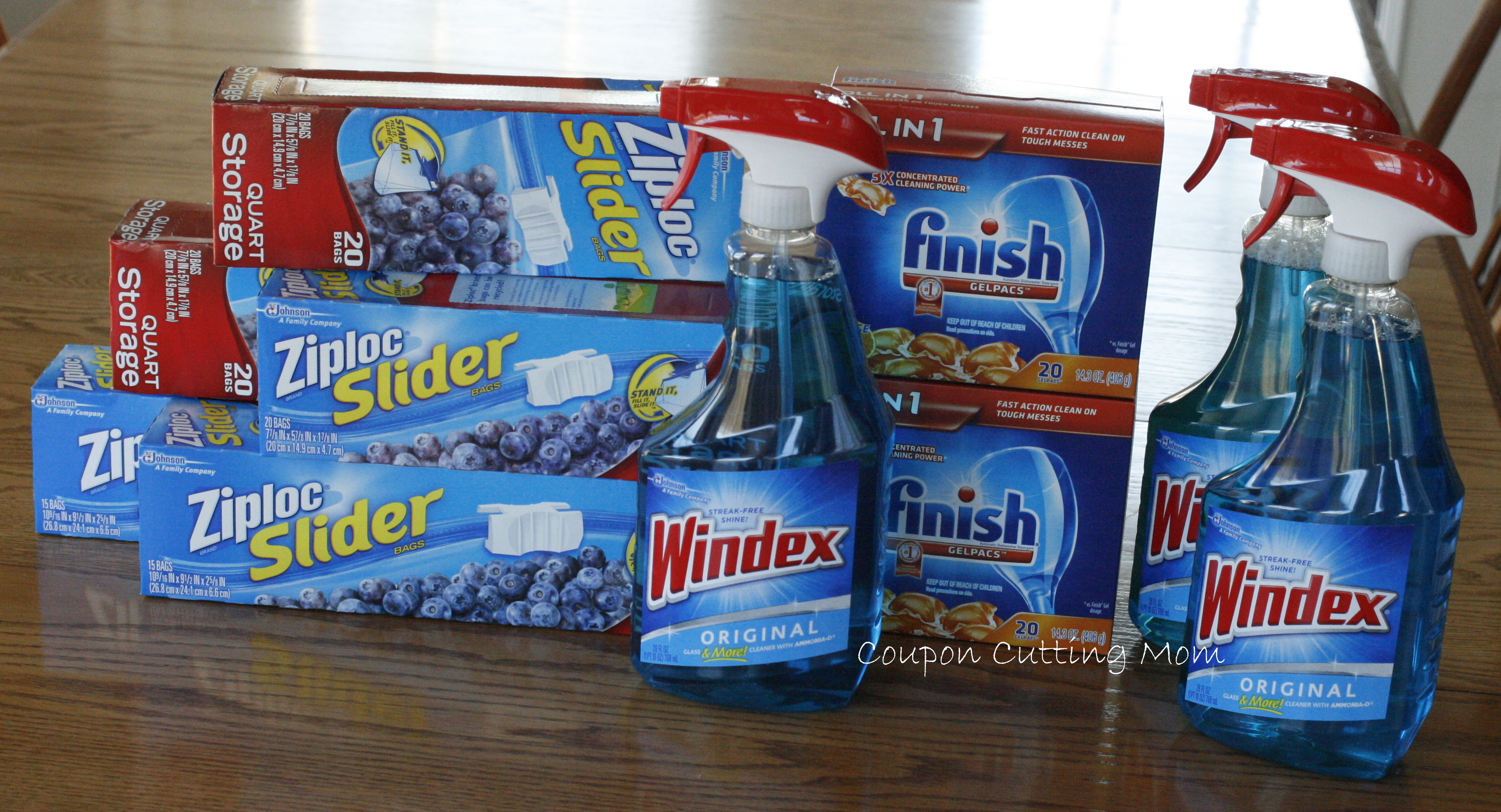 Giant Shopping Trip: $1.50 Moneymaker on Windex, Ziploc and Finish