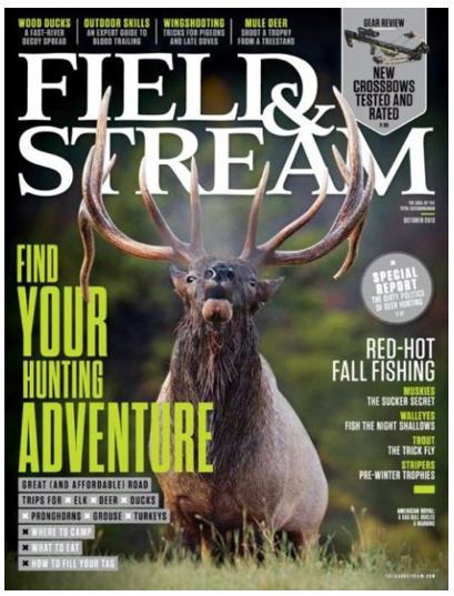 Field & Stream Magazine 85% Savings Off Cover Price 