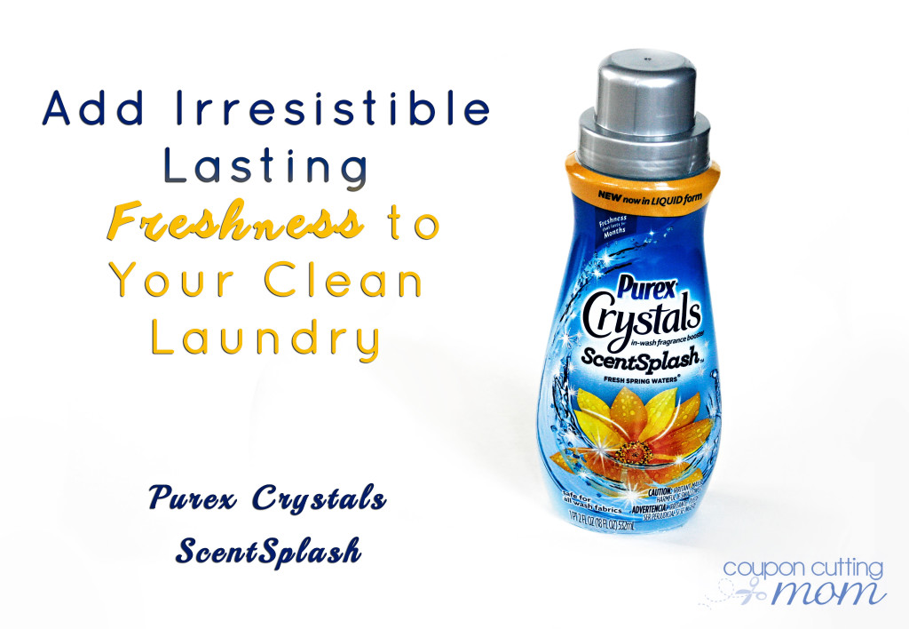 Your Laundry Will Smell Amazing With the New Purex Crystals ScentSplash + a Giveaway