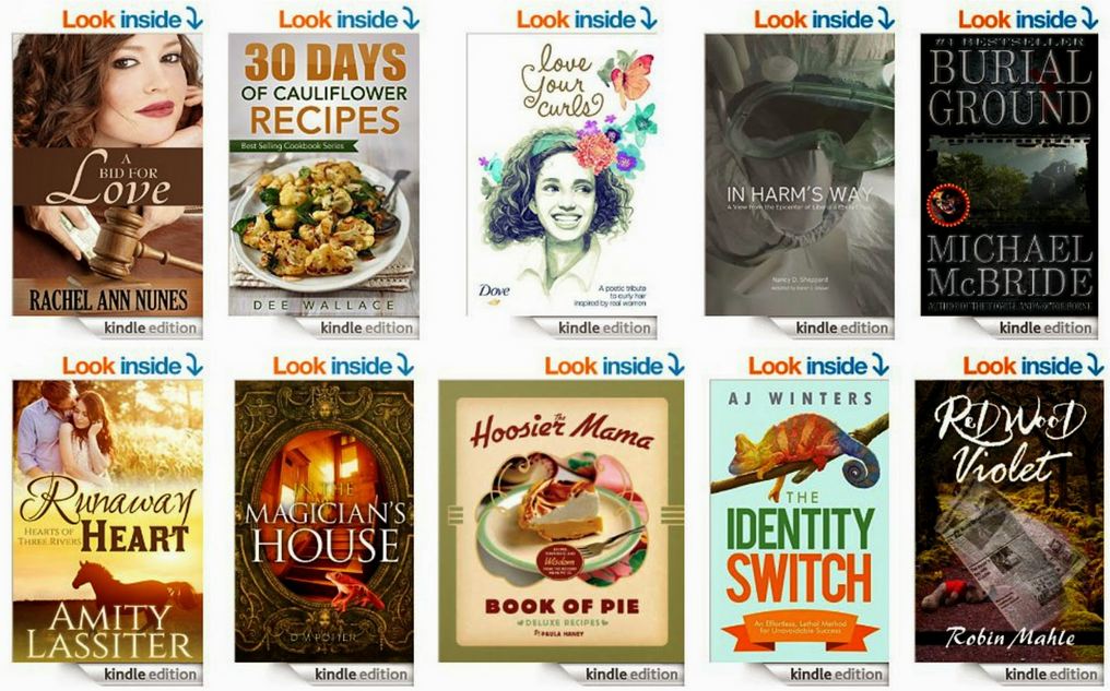 Free ebooks: Cauliflower Recipes, Love Your Curls + More Books
