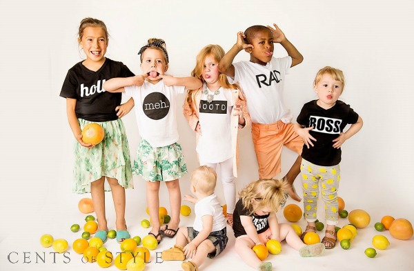 Cents of Style: Unisex Kids Graphic Tees Sale 