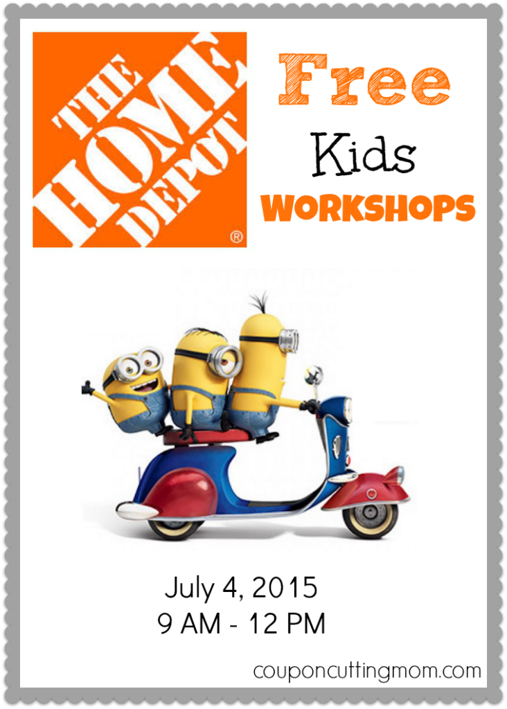 FREE Home Depot Kids Workshop – Build A Minions Scooter