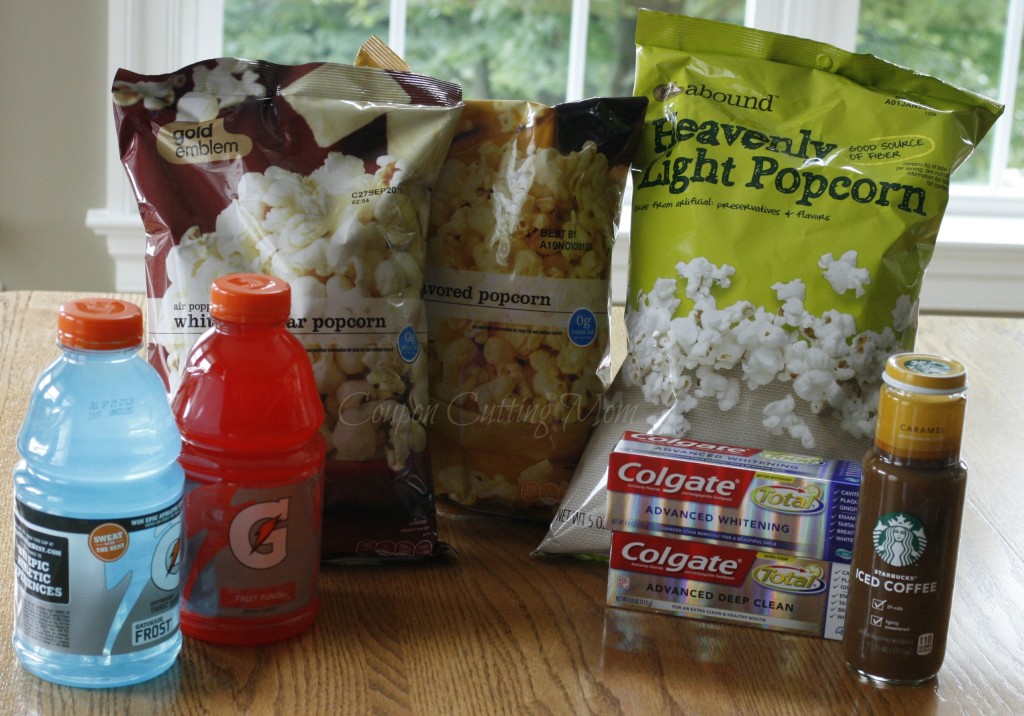 CVS Moneymaking Shopping Trip on Colgate, Iced Coffee, Popcorn and More