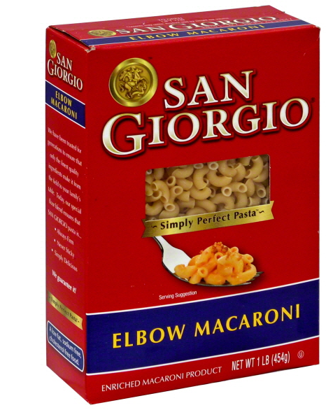 Giant: San Giorgio Pasta ONLY $0.25 per Box