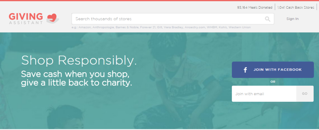 Giving Assistant Makes It Easy to Earn Cash Back On Your Online Purchases and Donate Money to Your Favorite Charity