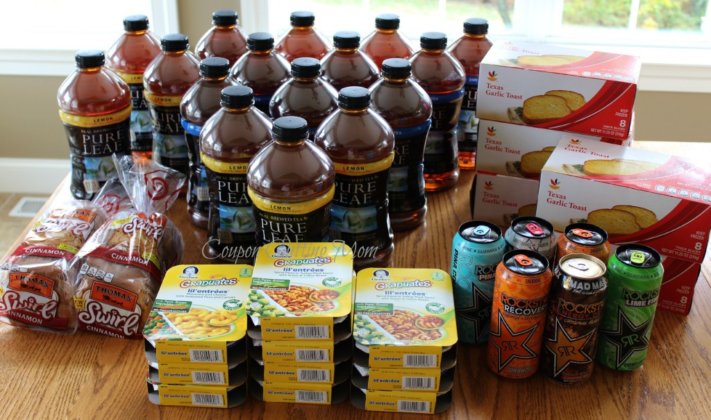Giant Shopping Trip: $8 Moneymaker on Rockstar, Texas Toast, Pure Leaf Tea and More 