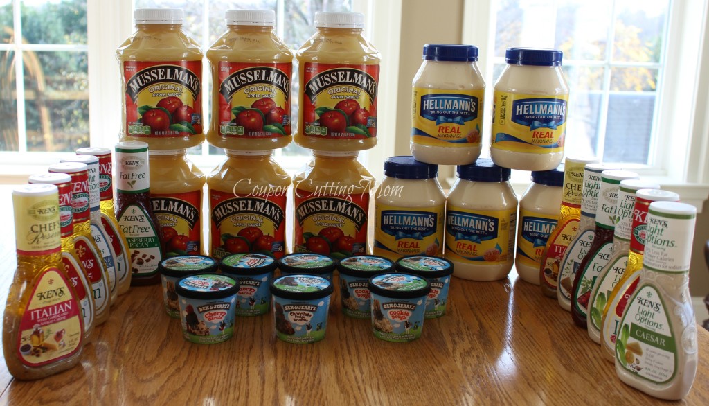 Giant Shopping Trip: $19 Moneymaker on $71 Worth of Hellmann's, Ken's, Ben & Jerry's and More