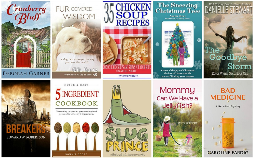Free ebooks: 35 Chicken Soup Recipes, Cranberry Bluff + More Books