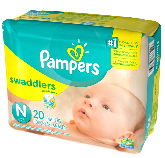 Pampers Swaddlers Jumbo Pack Diapers ONLY $3.97 at Walmart