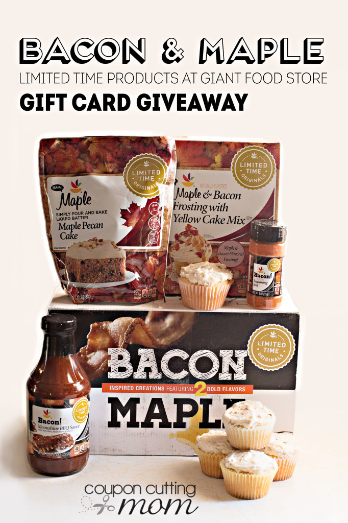 Bacon and Maple Limited Time Products at GIANT Food Store + Gift Card Giveaway