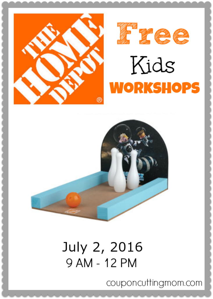 Build an Ice Age Bowling Game at the FREE Home Depot Kids Workshop