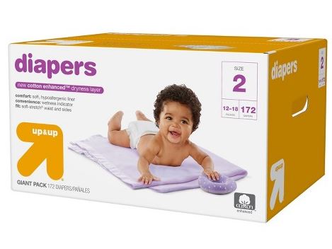 Up & Up Giant Pack Diapers ONLY $14.99 (Reg. Price $28.99)