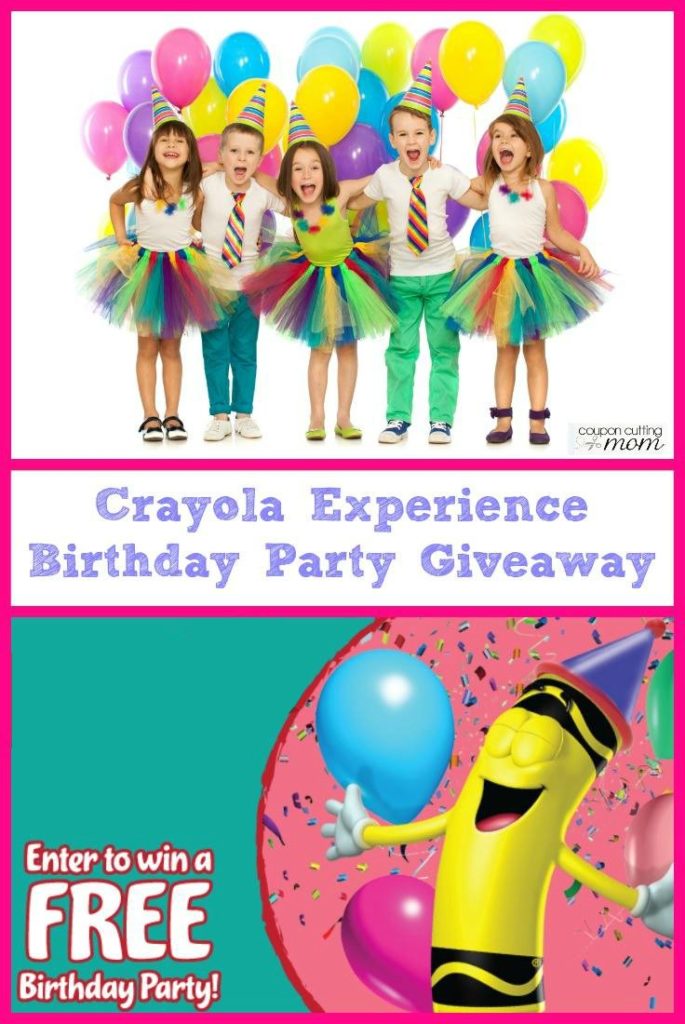 Crayola Experience Birthday Party Giveaway