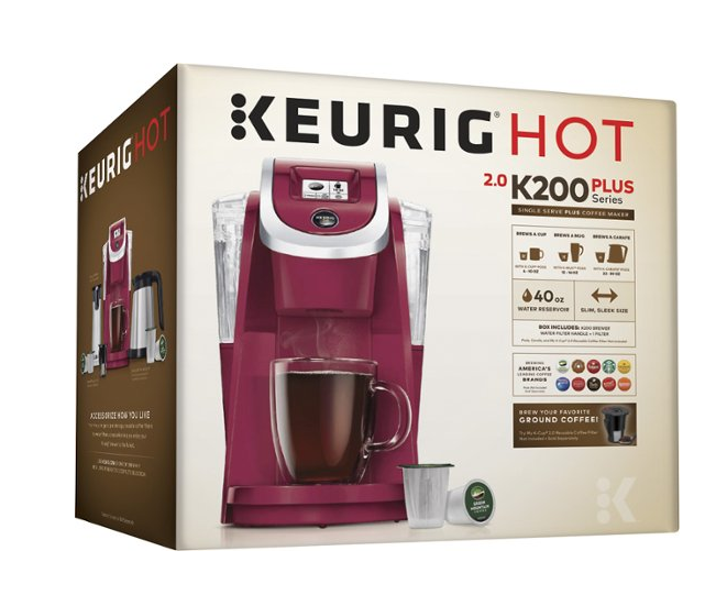 Keurig K200 Single-Serve K-Cup Pod Coffee Maker ONLY $79.99 (Reg. Price $139.99)