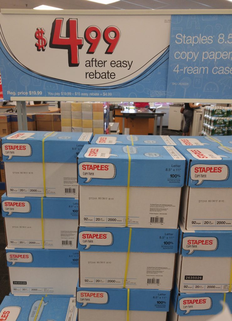 4-reams-staples-copy-paper-only-1-00-reg-price-19-99