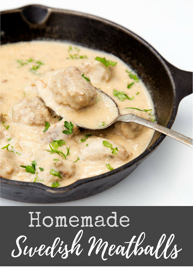 Homemade Swedish Meatballs Recipe With Moyer Beef