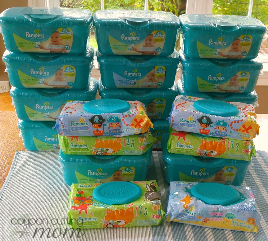 Giant Shopping Trip: 20 Packs Pampers Wipes FREE + $2.20 Moneymaker