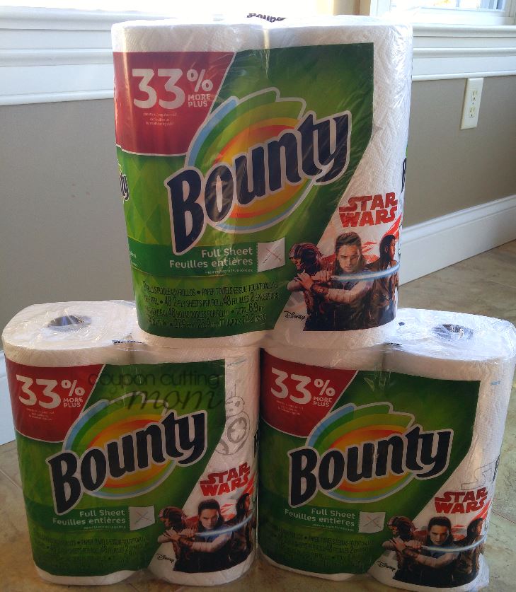 Bounty Star Wars Paper Towels ONLY $0.49 (Reg. Price $3.99)