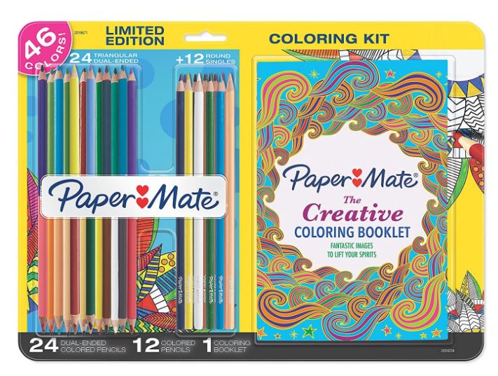 Paper Mate Colored Pencils Coloring Kit - 50% Off Regular Price