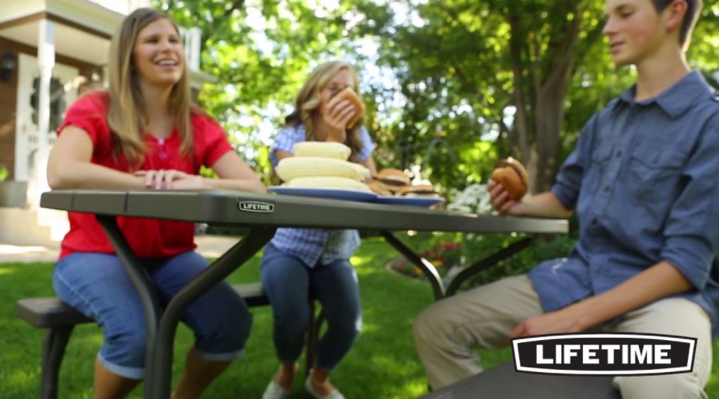 Lifetime 4-Foot Picnic Table 50% Off Regular Price