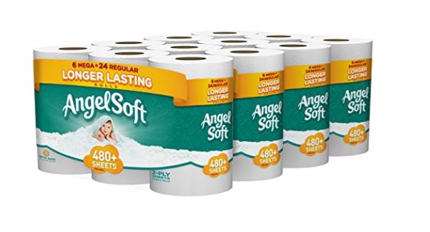 Angel Soft Bath Tissue ONLY $0.18 Per Single Roll + Free Shipping