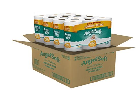 Angel Soft Bath Tissue ONLY $0.18 Per Single Roll + Free Shipping