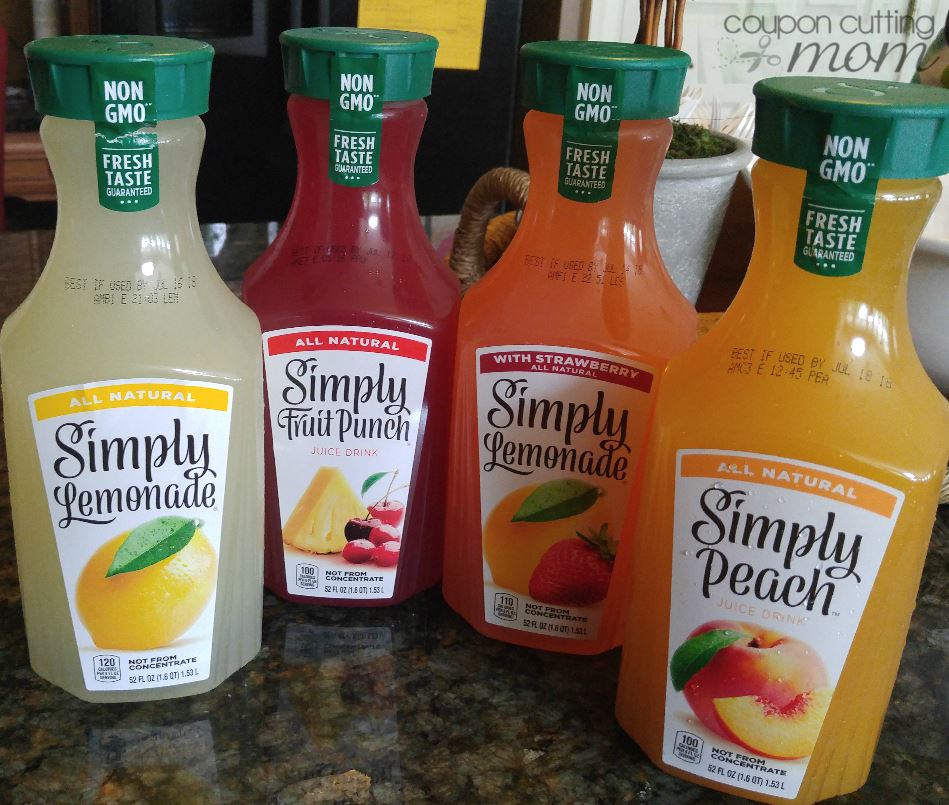 Weis: Simply Lemonade or Juice ONLY $0.37 - Regular Price $2.99