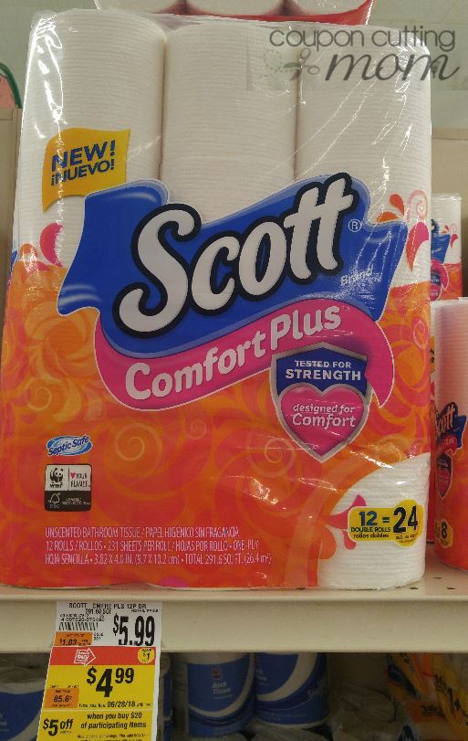 Scott Comfort Plus Bath Tissue ONLY $2.82 Per Pack - Regular Price $5.99