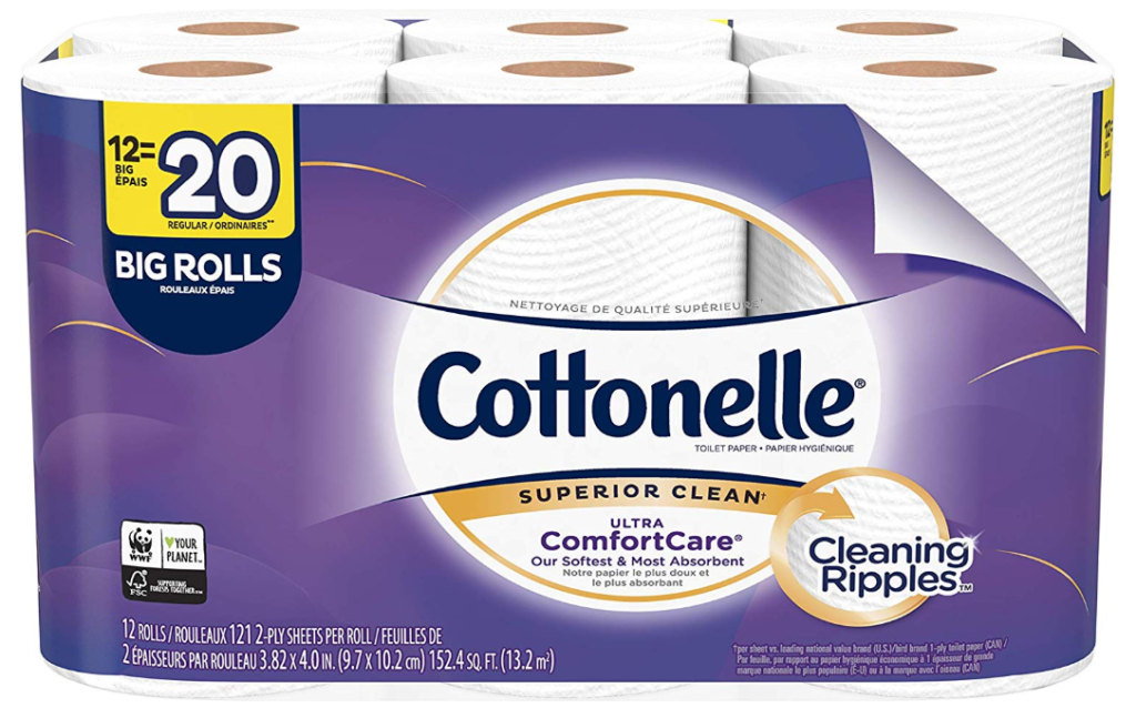 Cottonelle Ultra CleanCare Bath Tissue Only $5.70 (Regular Price $9.99) + FREE Shipping