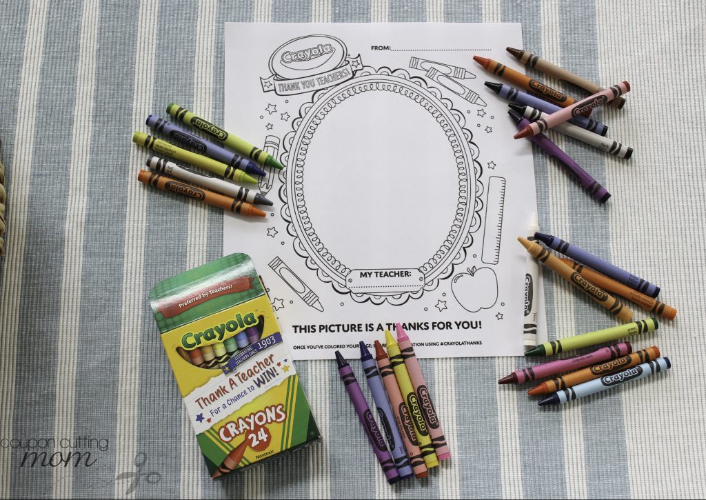 Say Thanks With This Crayola Thank A Teacher Contest