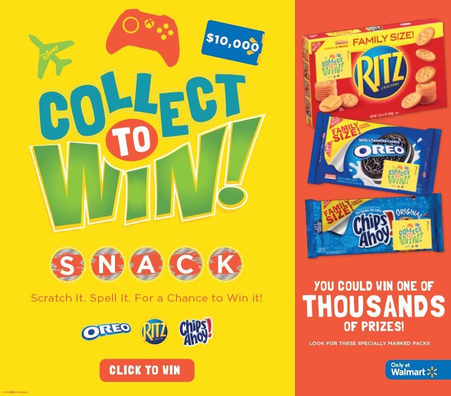 Play Collect to Win Games For a Chance to Win Great Prizes