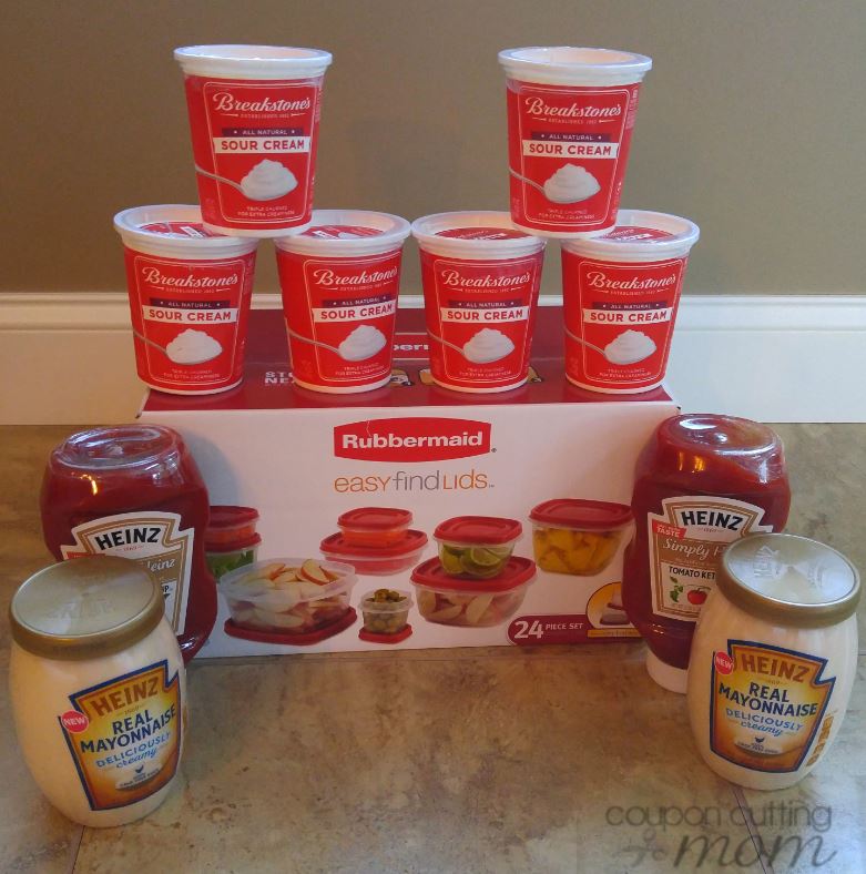 Giant Shopping Trip: $40 Worth of Breakstone's Sour Cream, Rubbermaid and More Only $4.50