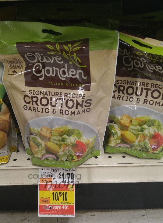 Giant: $5 Moneymaker Olive Garden Croutons