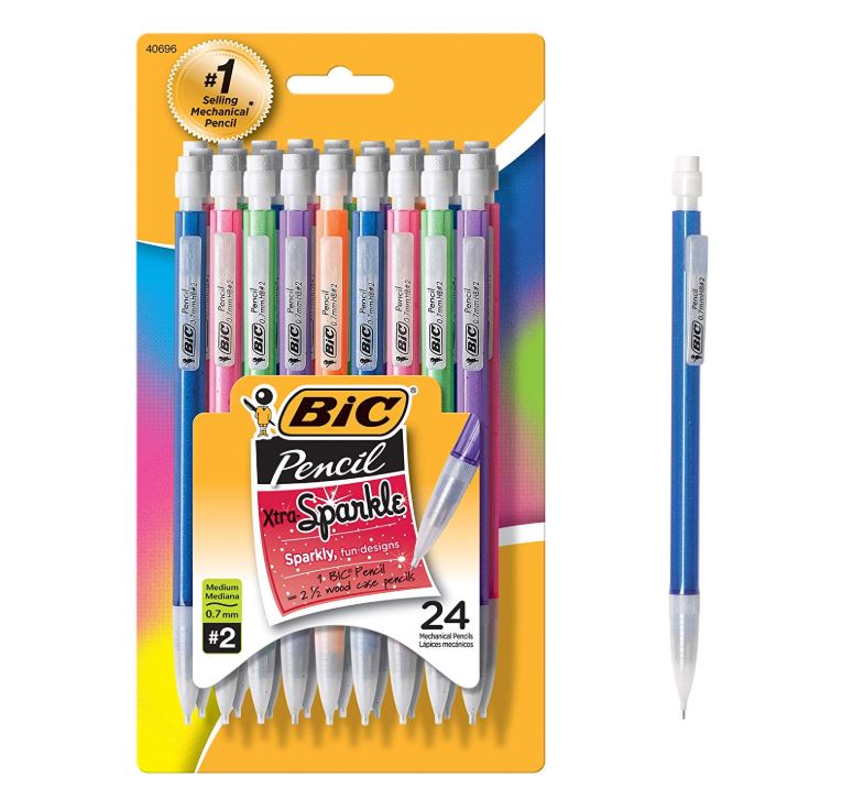 BIC Xtra-Sparkle Mechanical Pencil (24 Pack) - 72% Off Regular Price