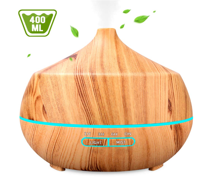 Wood Grain Essential Oil Diffuser Only $18.76 (Regular Price $26.99)