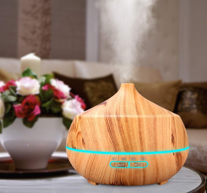 Wood Grain Essential Oil Diffuser Only $18.76 (Regular Price $26.99)