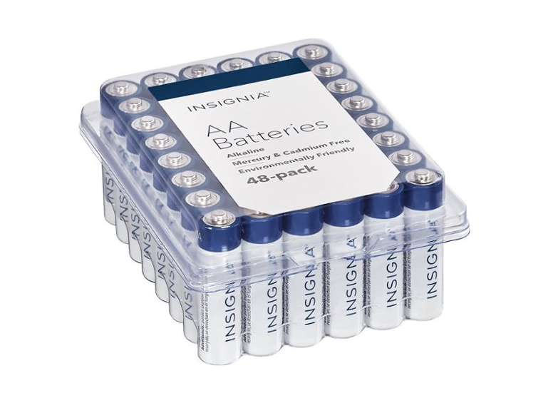 Insignia Batteries AA (48-Pack) $10.99 - Regular Price $18.99