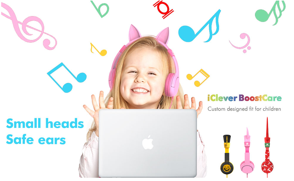 iClever BoostCare Kids Headphones - 82% Off Regular Price