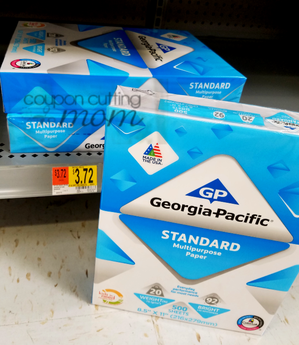 Georgia-Pacific Standard Multipurpose Paper ONLY $0.75 (Reg. Price $3.72) No Coupons Needed