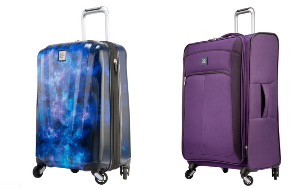 luggage with removable wheels