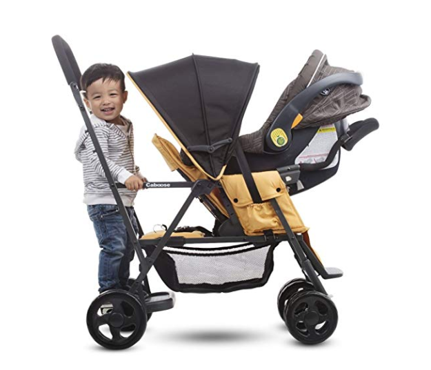 Joovy Caboose Graphite Stand On Tandem Stroller - 54% Off Regular Price 