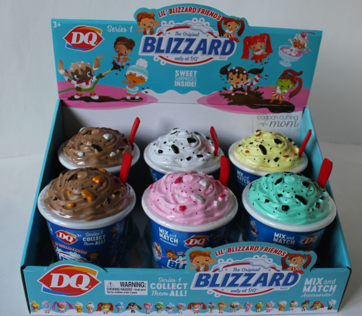 Adorable Lil' Blizzard Friends in DQ Blizzard Cups 