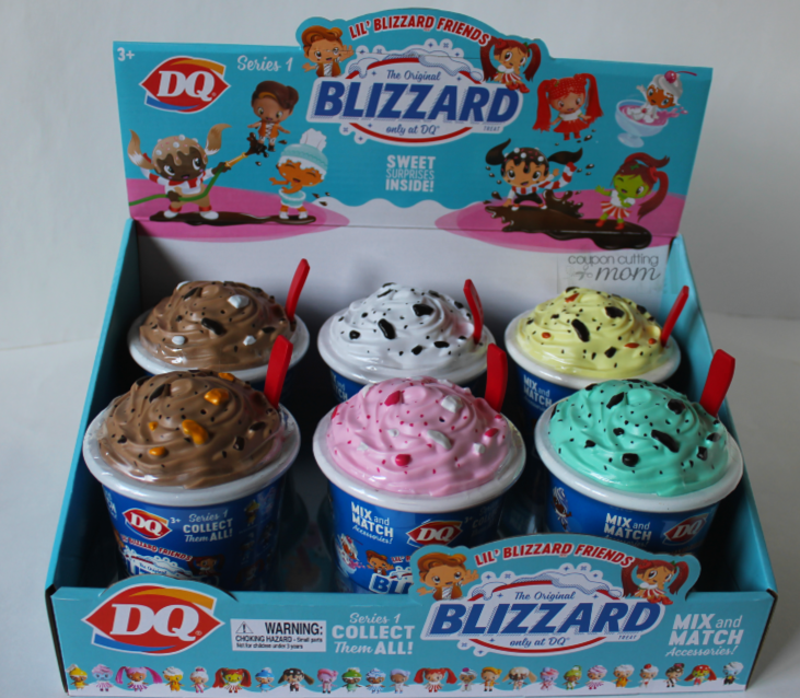 Very Adorable Lil' Blizzard Friends in DQ Blizzard Cups