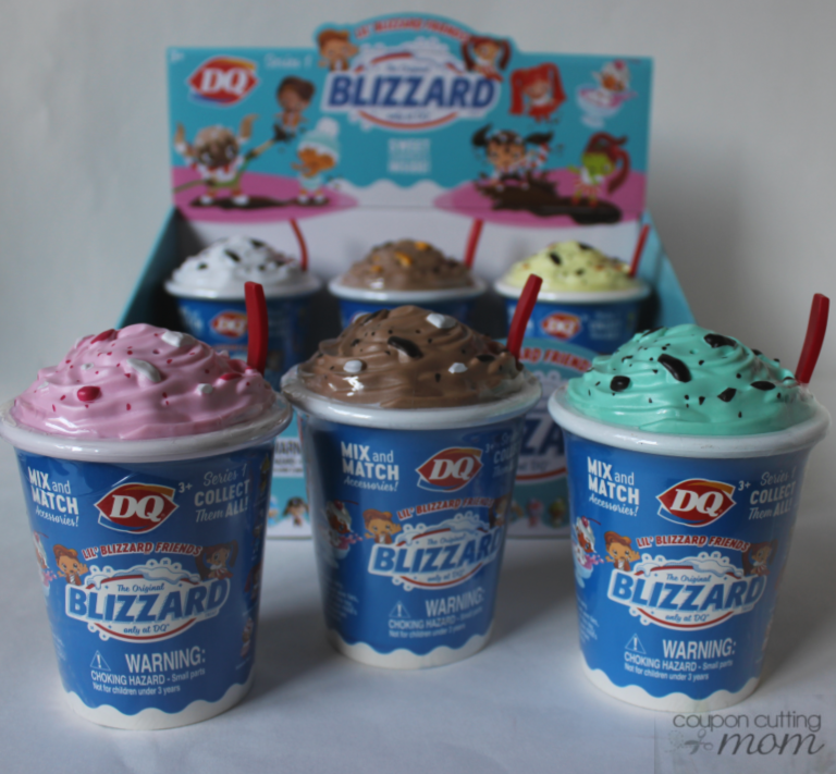 Adorable Lil' Blizzard Friends in DQ Blizzard Cups 