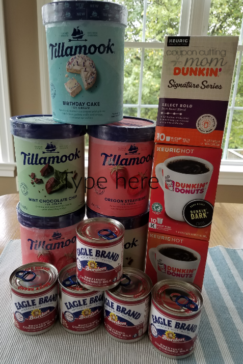 Giant Shopping Trip: $54 of Tillamook Ice Cream, Dunkin Donuts and More ONLY $2.40