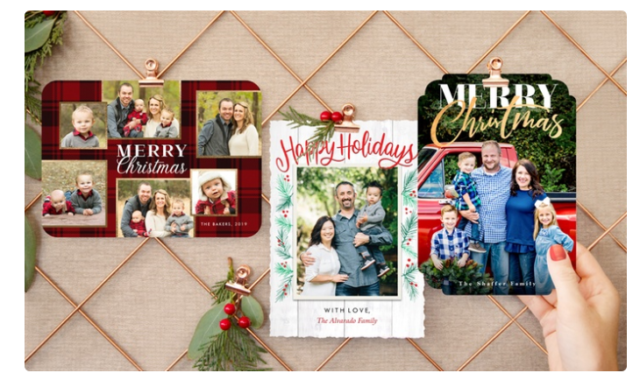 Custom Holiday Photo Cards from PhotoAffections - 81% Off Reg Price