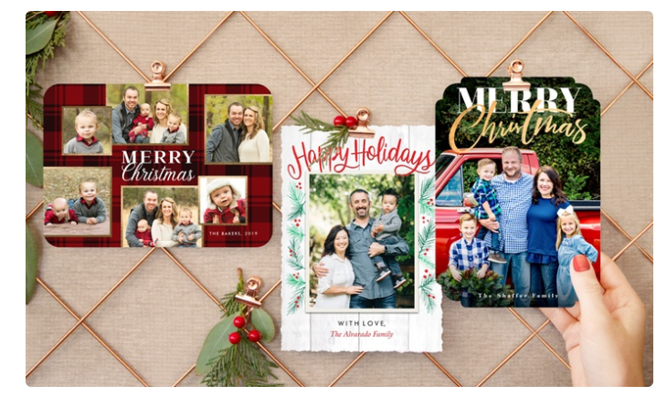 Custom Holiday Photo Cards from PhotoAffections - Up to 81% Off Regular Price