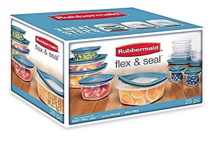 Rubbermaid Flex & Seal 28-Piece Container Set Only $12.74 (Reg. Price $39.99)
