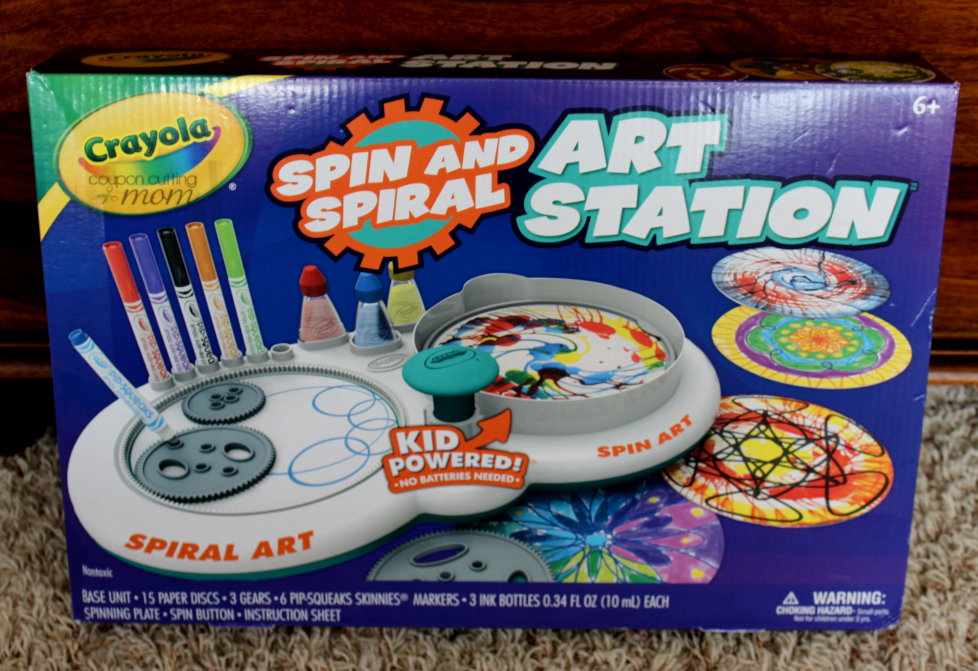 Creativity Gifts This Holiday - Crayola Scribble Scrubbie Safari and Spin and Spiral Art Station 